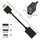 VCE 2 stück Hochgeschwindigkeits HDMI Verlängerungskabel Hdmi Verlängerung Extension TV Stick Adapterkabel 12cm