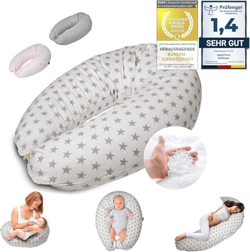 SMOOTHY® Stillkissen Schwangerschaftskissen XXL Premium...