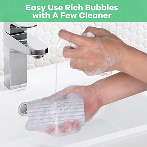 Image of 1-Pack Damp Cleaning Sponge Duster, Grey Dust Reusable Household Cleaning Sponge Cleaner for Baseboards, Door Window Grooves, Ceiling Fan, Glass, Vents, Blinds Duster