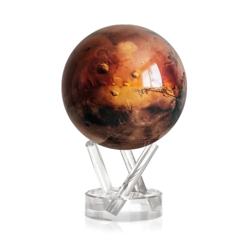 MOVA グローブ l 宇宙シリーズ 火星 4.5インチ l ベース付き l ソーラーパワー・太陽光発電回転地球儀 l オフィス・デスクトップ装飾・ユニークなギフト・インテリア装飾品 l 教育用、男性、女性、子供向け l MARS 11.5 CM（Amazon）