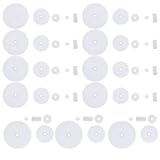 LIFKOME 混装プラスチック製歯車 向け手作り 修理用モデルギア ロボット部品対応 多機能アクセサリー約入 カラー