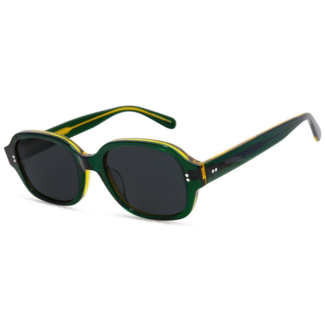 Lunettes de soleil épaisses et tendance pour hommes et femmes, protection UV rétro dégradée