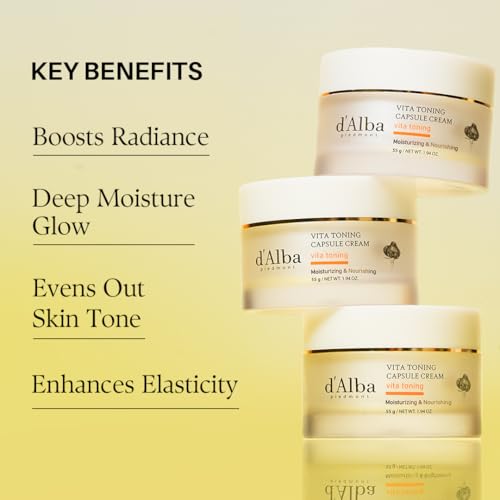 Image of d'alba Piedmont Vita Toning Capsule Cream, Face Moisturizer (1.94 oz)