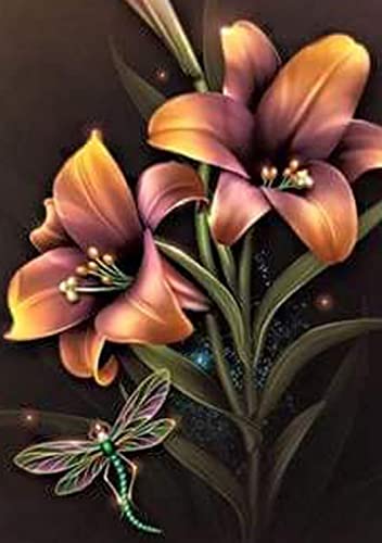 Peinture au diamant 5D fleur anti-stress pour réussir votre décoration murale facilement