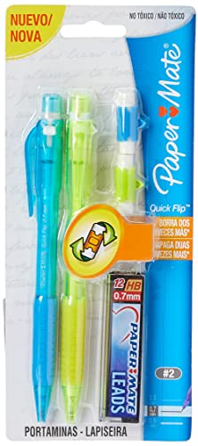 Lapiseira Paper Mate Quick Flip 0.7 - Blister c/2 Sortida