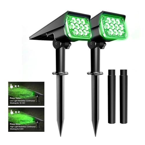 Projecteurs solaires à LED étanches IP65 avec tête orientable pour structures extérieures