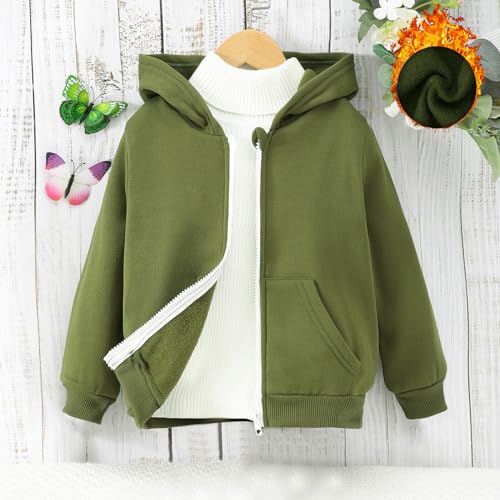 Zip up Hoodie for Boys Fashion Fall Jacket Teen Girls Zipper Hooded Sweatshirt with Pockets Winter Warm Kids Clothes2