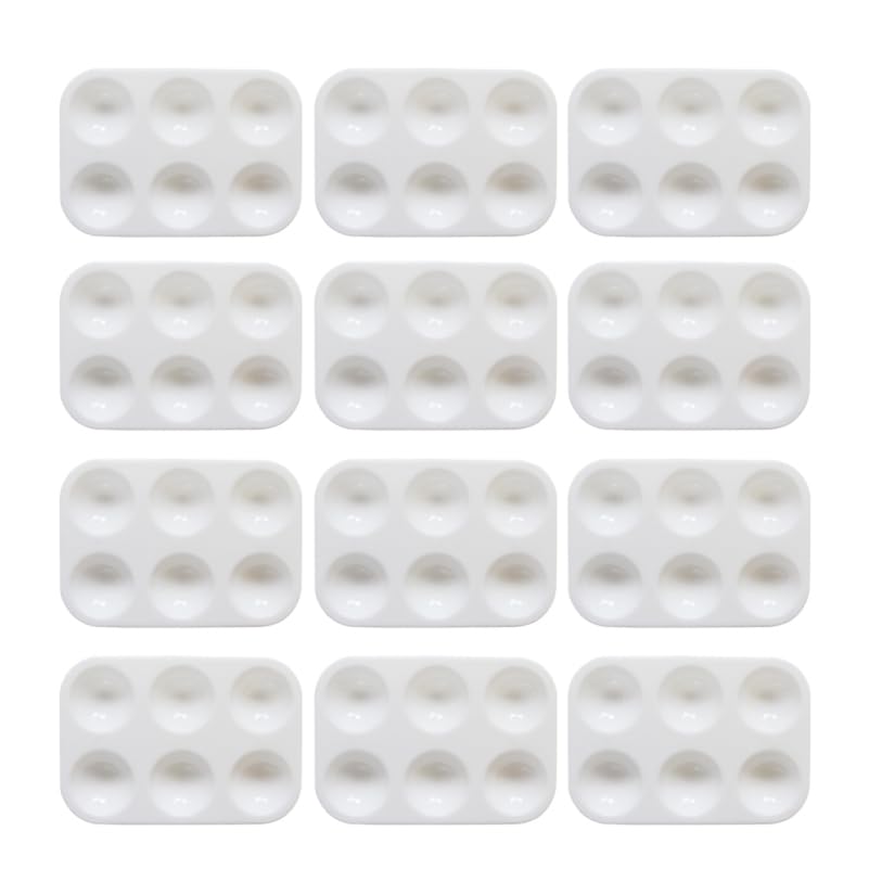 La Mejor Recopilación de Bandejas de mezcla Top 10. 49 Bandeja De Pintura De 20 Piezas para Pintar Placa De Mezcla De Pintura Paletas De para Pintar Suministros De Mezcla De Acuarela Soporte De Pintura De Arte