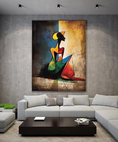 Tableau abstrait sur toile pour habiller un grand mur vide - 2