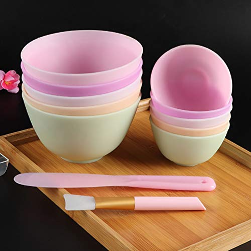 3 Piezas Tazones de Silicona para Mezcla Facial miniatura 7