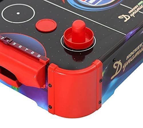 Pihura Air Hockey Table Set for Kids - Indoor Sports Game with Light-Up Air Hockey Board | Fun & Fast-Paced Game for Boys & Girls | Compact & Portable.. 3