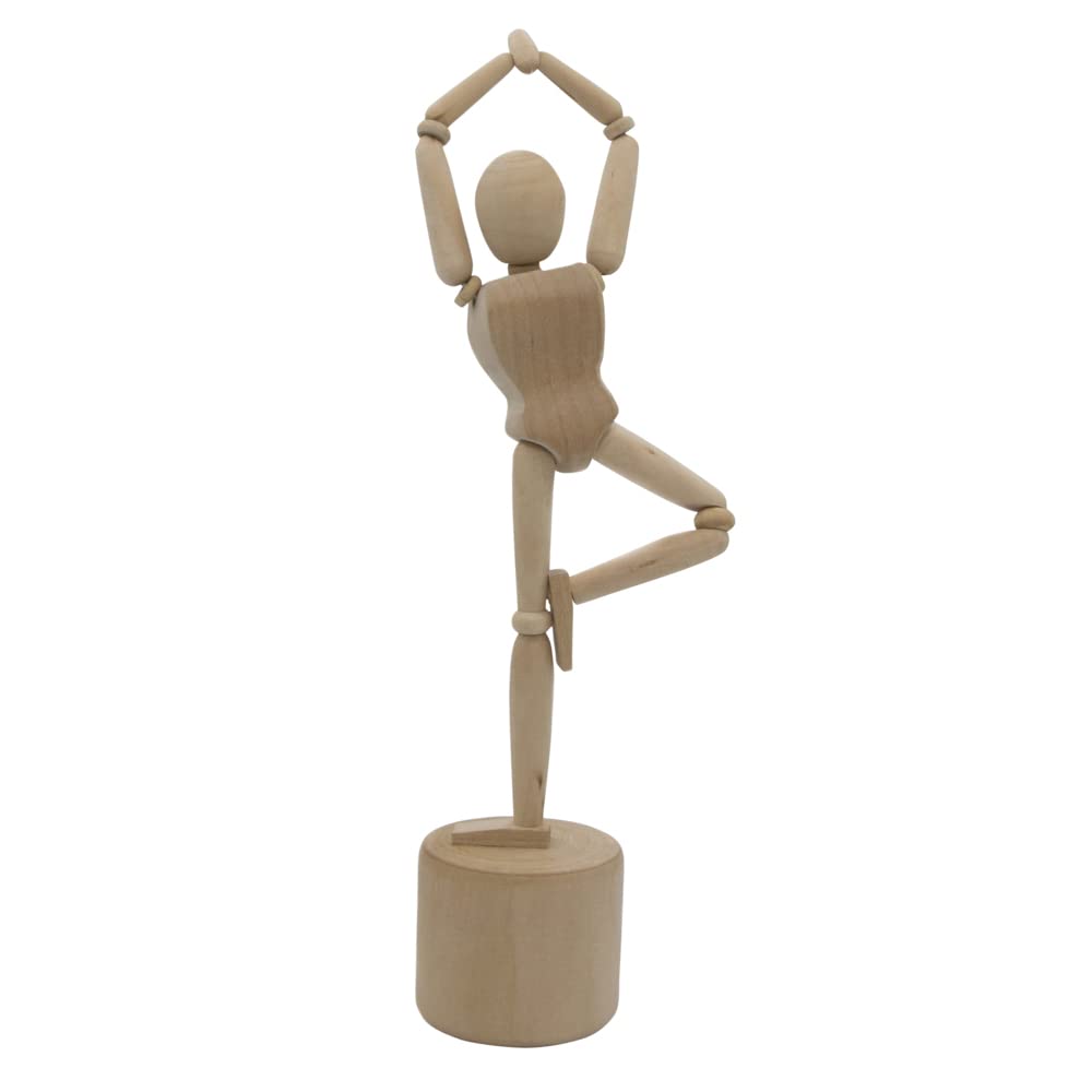Kikkerland - Yoga Push Puppet, Multicolor (GG193)