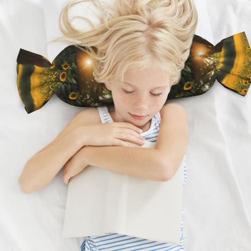 Almohada de espuma viscoelástica negra tamaño único miniatura 6