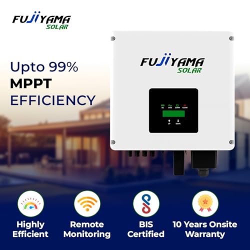 Image of Fujiyama 3-Phase Solar Inverter On-Grid System for Home & Commercial Use| UTL App Smart Monitoring | Reliable Performance 30% PV Overload | 99% MPPT Efficiency | 10 Years Warranty (8 KW)