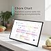 10.1 inch Wall Planner Digital Calendar & Chore Chart,Smart Touchscreen Interactive Display for Family Schedules,Hearth Display Digital Calendar,Electronic Picture Frame Share Moments from Anywhere