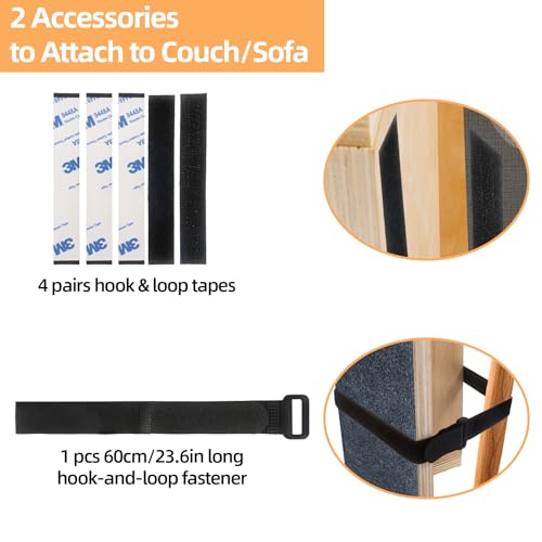 Rascador Esquinero para Gatos 24 Pulgadas con 5 Almohadillas miniatura 3