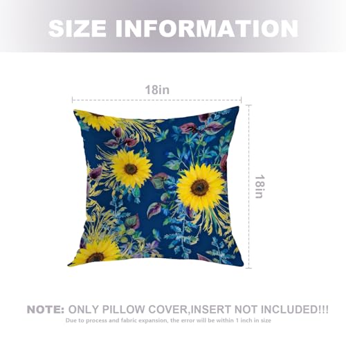 Housses de coussin en coton de qualité supérieure à imprimé floral bicolore - 6
