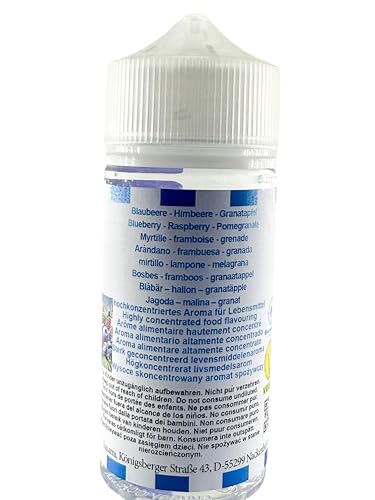 Myrtille framboise grenade arôme concentré Sasami 100ml pour e-liquide DIY - 5