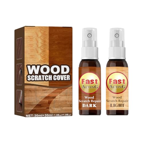 2 pcs Wood Floor Scratch Repair, Floor refinishing, Furniture Restoration, Paint Touch-ups and Scratch Masking, Fast and Effective Wood Scratch Repair