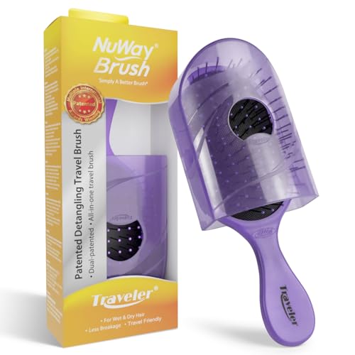 NuWay Traveler Detangling Hair Brush