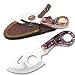 Bone Collector Knife BC-794 Fixed Blade Skinning Knife with Leather Sheath, 7" L