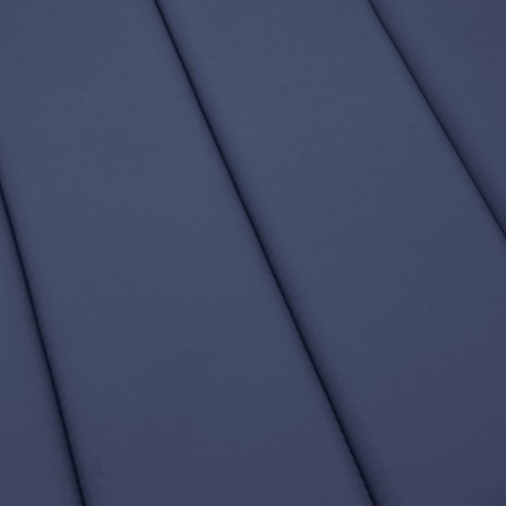 Cojín para Tumbona Tela Oxford Azul Marino, Cojin Tumbona Exterior, Colchonetas para Tumbonas, Colchoneta Hamaca, Cojín De Silla De Hamaca, Colchón para Tumbona - 378751