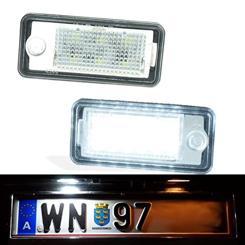 Do!LED PAX 3528 SMD LED matrícula para Audi A3 8P A4 B6 B7 A5 (solo Cabrio) A6 S6 C6 4 F Q7