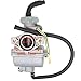 PZ20 Carburetor Replacement for Kazuma Baja 50cc -125cc TaoTao 110B NST SunL Chinese Quad 4 stroke ATV 4 wheeler Go kart Dirt Bike CRF50F XL75 CRF80F XR50R with 35MM Air Filter +Inlet Pipe Manifold