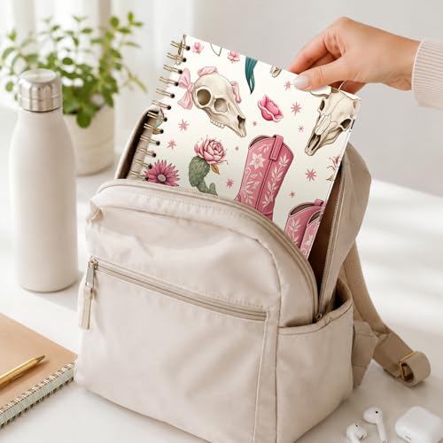 Carnet A5 spirale esthétique pour femmes notes de bureau et journal intime - 6
