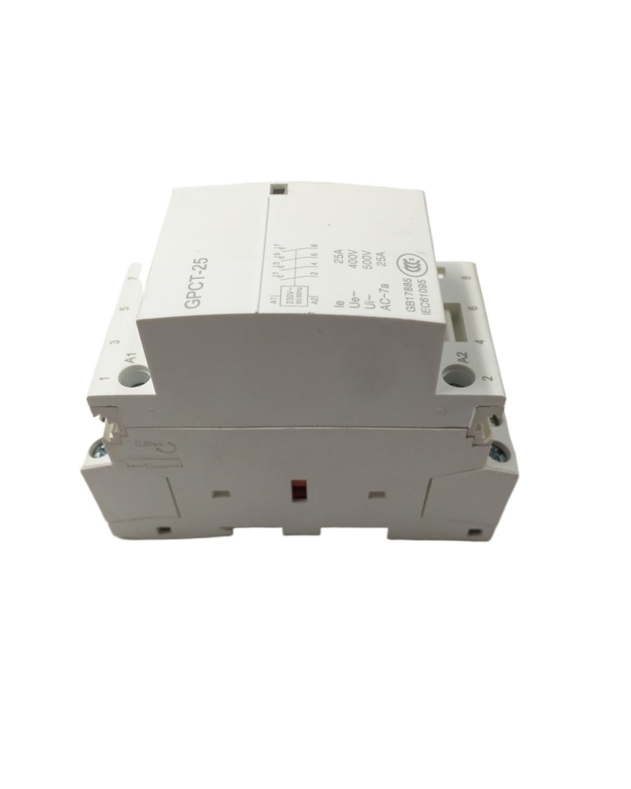 GPCT1 4P 25A 40A 63A 100A 2NC 2NO 220V/230V 50/60HZ Rail Din Moduł domowy stycznik modułowy AC (63A)