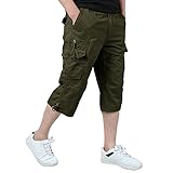 Bolsillos múltiples: 2 bolsillos laterales, 2 bolsillos laterales y 2 bolsillos traseros con botones, 1 pequeño bolsillo con cremallera – ofrecen un amplio espacio de almacenamiento, completan también el aspecto desenfadado.