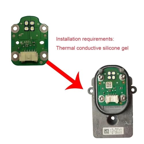 Módulo DRL Mercedes Clase C C205 2016-2019 con placa de luz diurna amarilla 4