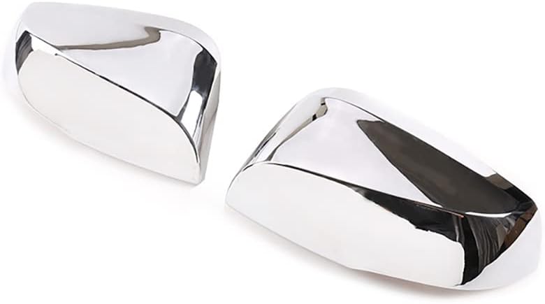 Car Accessories Fit For Toyota Tacoma 2023 2022 2021 2020 2019 2018 2017 2016 Car Side Rear View Mirror Cover Trim(Chrome Silver) ABS 2 PCS