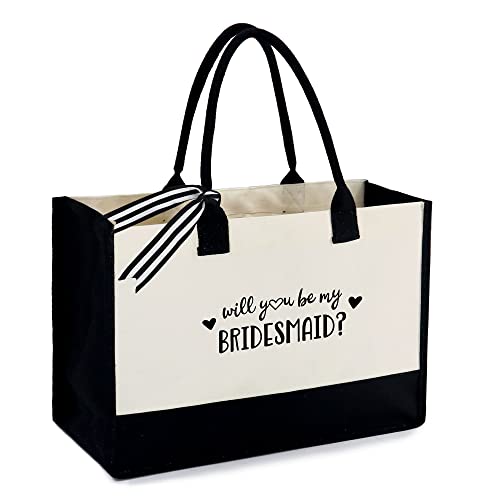 BeeGreen Congratulations Gifts For Women w Zipper Pocket Embroidery Monogram, Black and White