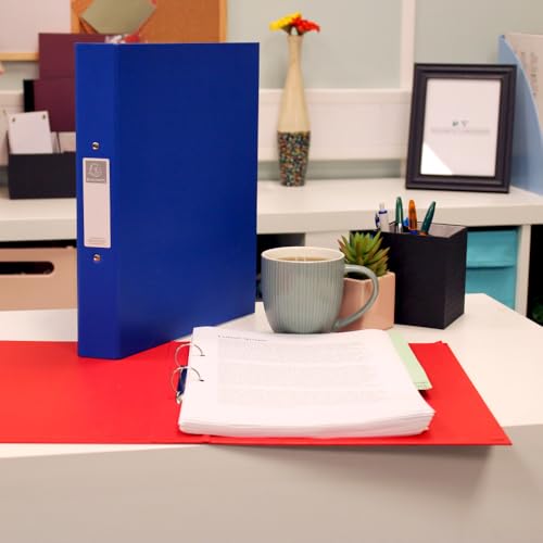 Exacompta A4 Ring Binder, 30mm Spine, 2 Ring, Document Folder, Assorted, Pack of 3 in Black, Stationery Folders for Filing Paperwork and Document Organisation - 226/0019Z - Image 6
