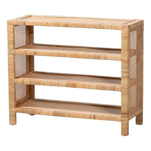 Bali & Pari Abelia Rattan 4-Tier Shelf