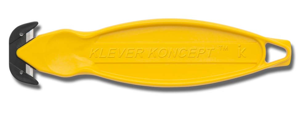 KCJ-2 Yellow Koncept Recessed Blade Safety Cutter, Standard, Yellow