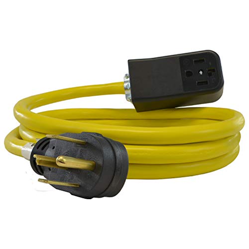 Conntek SB1430PR-010 NEMA 14-30P Heavy Duty Extension Cord, 10 Feet, 10', Black