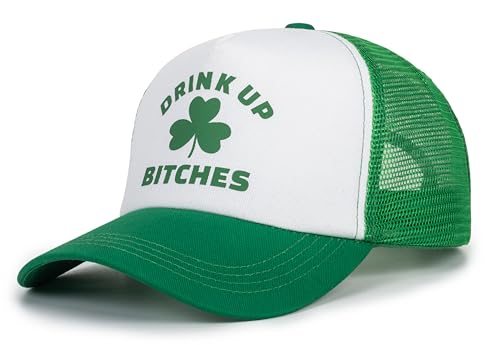 Casquette baseball queue de cheval Saint-Patrick verte pour festivalier