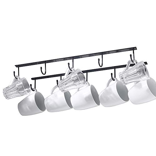 TANGGU Coffee Mug Holder Under Cabinet