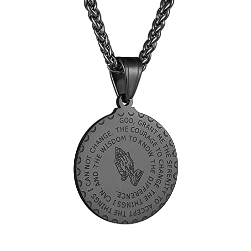 Joyería cristiana de oro HZMAN el regalo religioso perfecto de medalla bíblica
