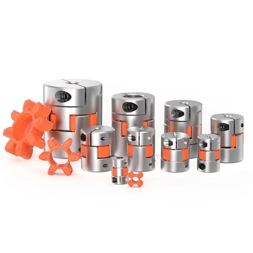 Acoplador flexible de aluminio D30L40 con conector de motor paso a paso de 8 a 16 mm 4