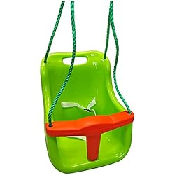 Toysrus Columpio Acan Columpio Infantil con cinturón de Seguridad 39 x 36 x 43 cm, Silla Asiento Colgante bebé, Carga máxima 25 kg para casa, jardín, Interiores o Exteriores, Color Aleatorio