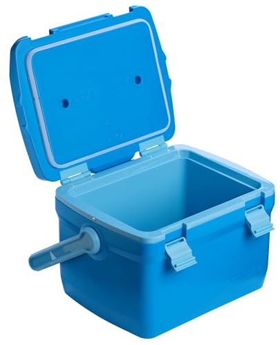 Image of Stanley Adventure Outdoor Cooler 7 qt | Heavy Duty Outdoor Camping Cooler with Easy Carry Top Handle | 27 Hour Cooling Ice Chest for 10 Cans | BPA-Free | Azure