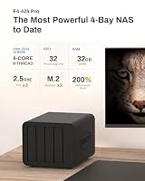 TERRAMASTER F4-424 Pro 4 Bay NAS für Unternehmen(Diskless) – Ansicht 2