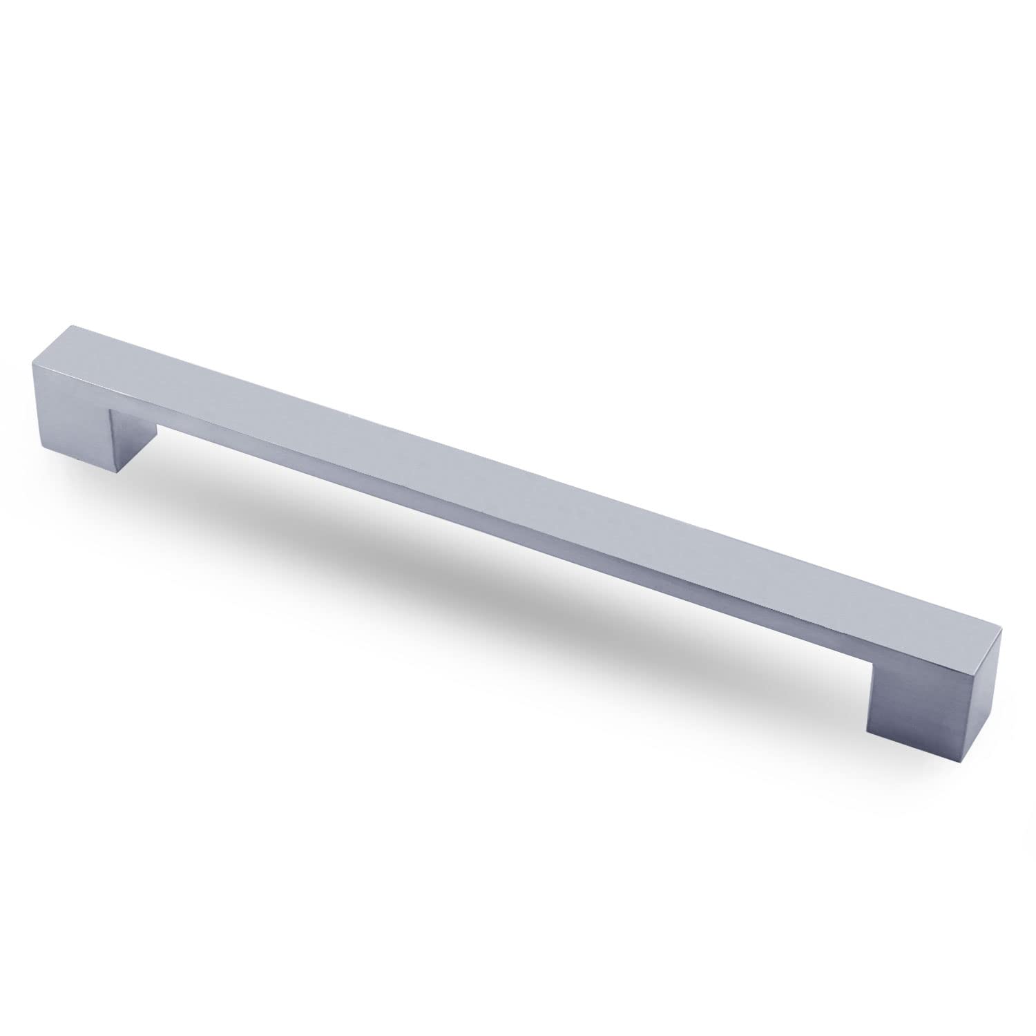 Badem10 Cemre Çekmece Mutfak Dolap Kapak Kulpu Kulbu 224 mm Metal Kulp Krom