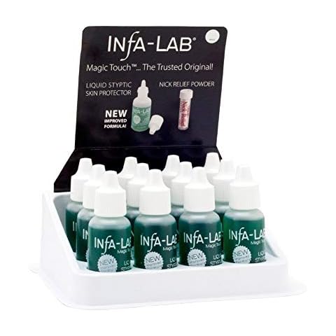 Infalab Magic Touch Liquid Styptic Skin Protector Stop Bleeding Cuts (12 pieces) Cover