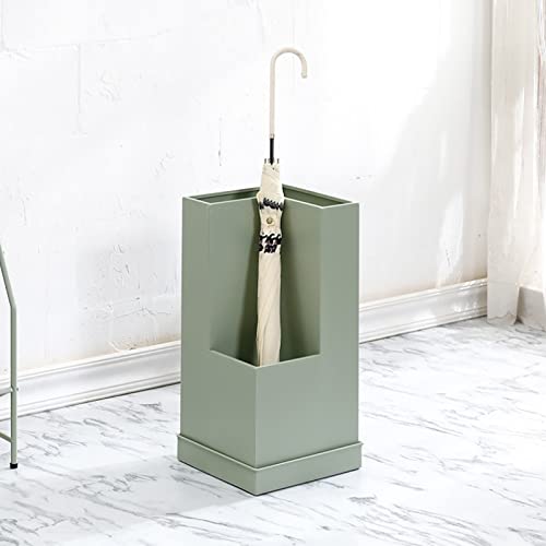 Porte-parapluie d'angle multifonctionnel vert design intérieur - 3