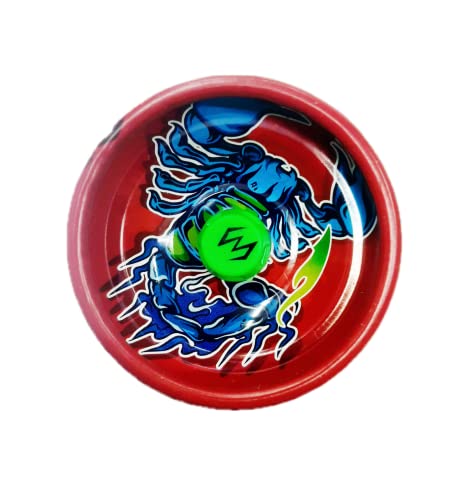 Image of Shivsoft Fine Quality High Gloss high Speed Metal YoYo Spiner Toy (1 pcs) (Digital Print) Make in India