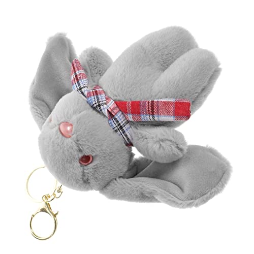 Imagen de Gadpiparty Llavero De Conejo Llavero De Conejito Esponjoso Juguetes Para Conejitos Decoraciones De Mochila Llavero De Conejito De Pascua Llavero De Conejo De Peluche Bolso Colgante